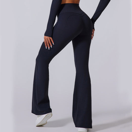 High-Waist Flared Yoga Pants