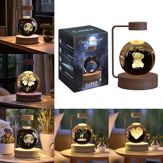 Crystal Ball Cosmic Indoor Night Light (USB)